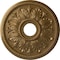 Ekena Millwork Edinburgh Ceiling Medallion (Fits Canopies up to 5 1/8"), 18 1/8"OD x 3 1/2"ID x 2 3/4"P, Pale Gold CM18ED1PAS - alternate 1